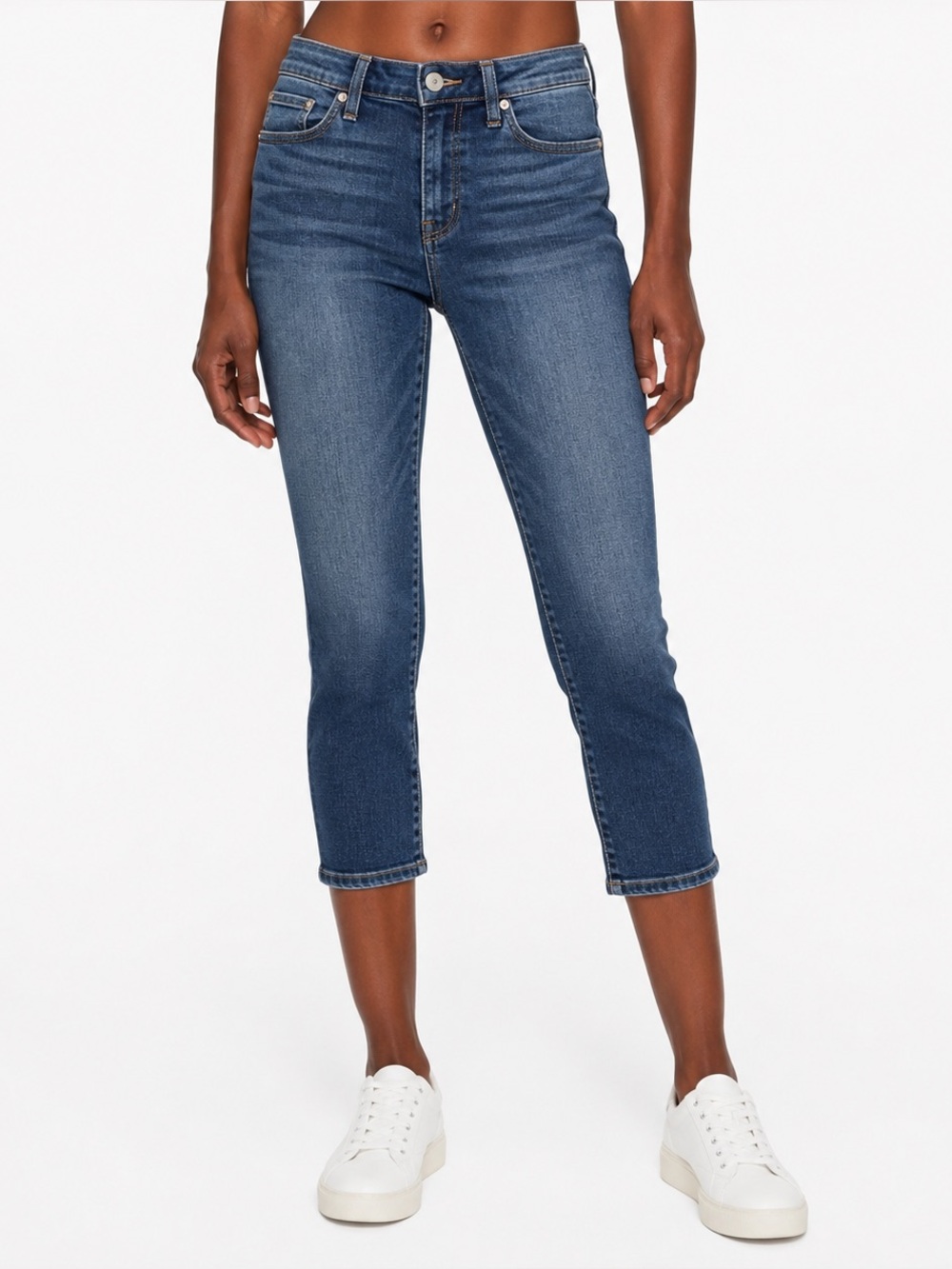 Rag & Bone Rae Skinny Capri Jeans Blue Mid Rise Size 28